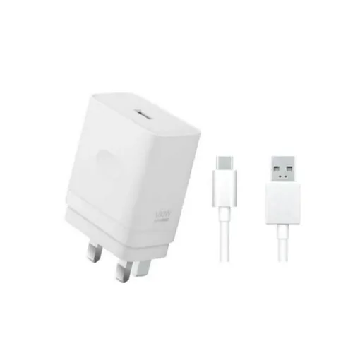 OnePlus SUPERVOOC 100W UK 3 Pin Power Adapter Kit