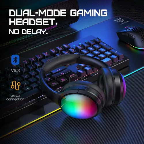 ONIKUMA B3 RGB Wireless Gaming Headphones