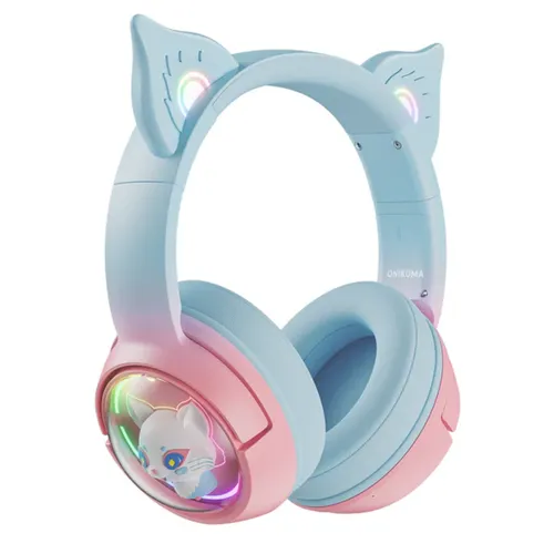 ONIKUMA B5 Gradient 2.4G Wireless Bluetooth Wired 3-mode Linghu Headphones, RGB Switch Headphones