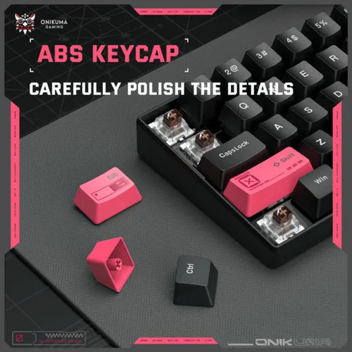 ONIKUMA G55 gaming mechanical keyboard-61 key compact RGB keyboard