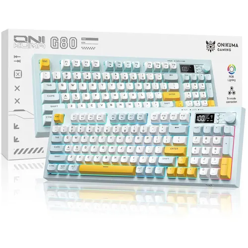 ONIKUMA G80 RGB Wireless Gaming Keyboard