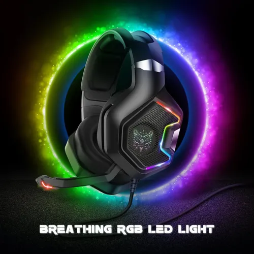 ONIKUMA K10 Pro Professional Wired Gaming Headphones with RGB Backlight