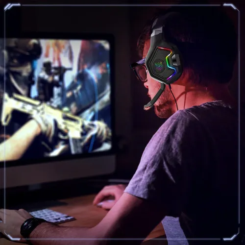 ONIKUMA K10 Pro Professional Wired Gaming Headphones with RGB Backlight