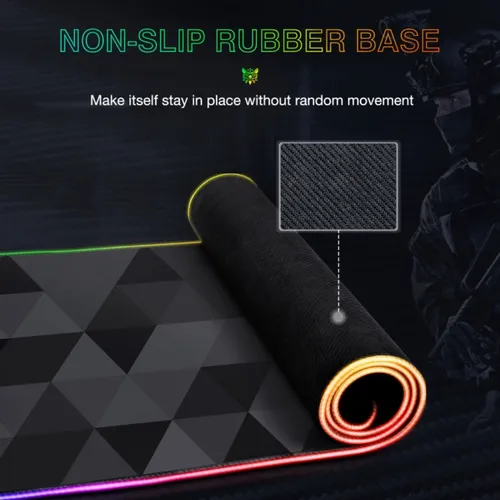 ONIKUMA MP006 G6 RGB Light Waterproof Mouse Pad