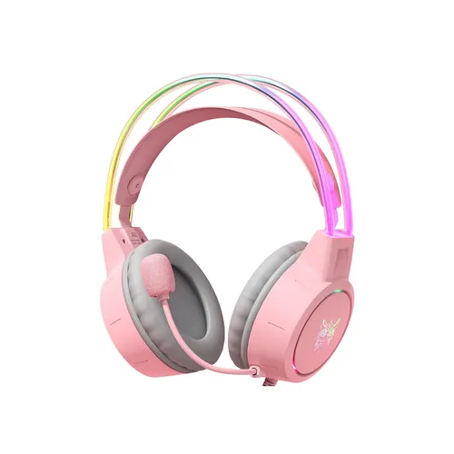ONIKUMA X15 PRO-PINK RGB Gaming Headphones