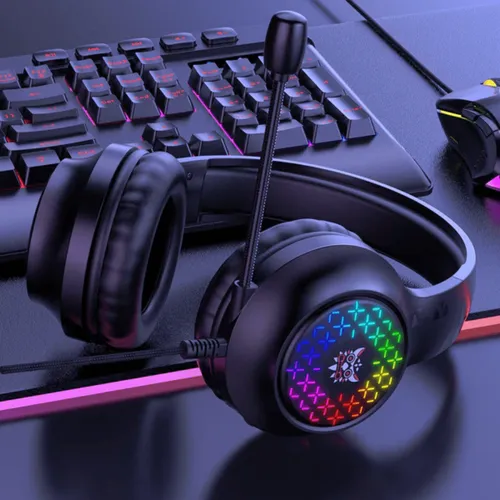 ONIKUMA X7 PRO Wired RGB Light Noise-canceling Gaming Headphones