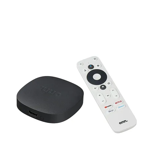 Onn. 4K Streaming Box with Google TV