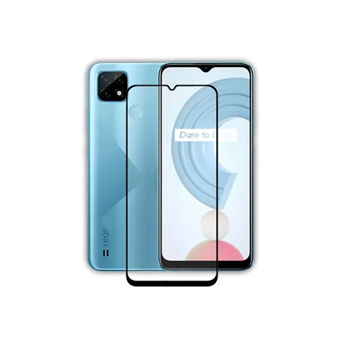 Oppo C21 Full Glue Tempered Glass Screen Protector