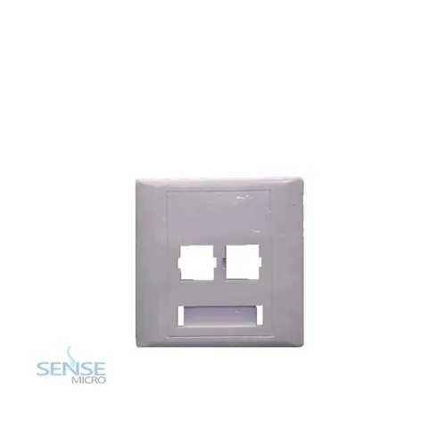 OPTICAL FIBER FACE PLATE 2 PORT SC