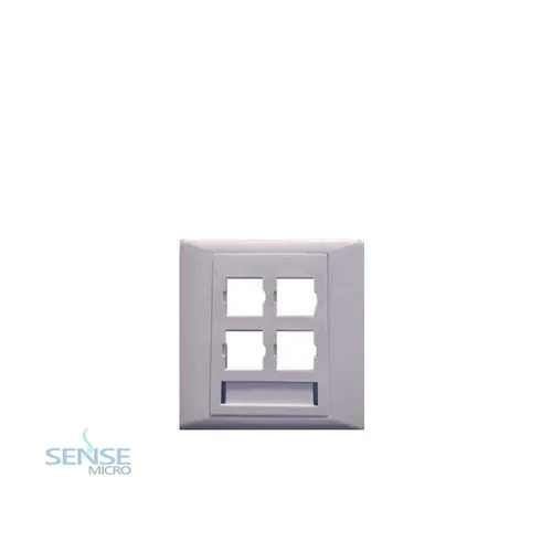 OPTICAL FIBER FACE PLATE 4 PORT SC