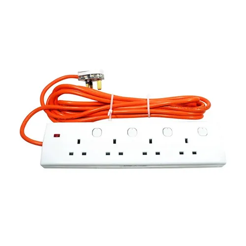 Orange 13A 5M Trailer Socket Extension Cord
