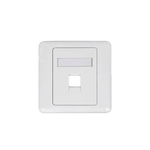 ORANGE 1PORT FACE PLATE (100001-WH)