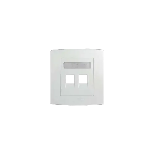 ORANGE 2PORT FACE PLATE (100002-WH)