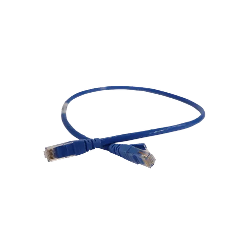 ORANGE CAT6 0.5M PATCH CABLE-BLUE(U60005-BL)