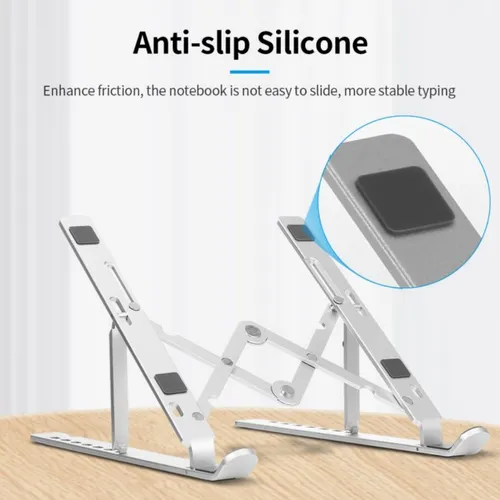 P1S 6-Level Adjustable Steel Creative Laptop Stand