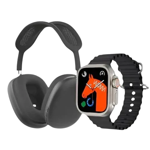 P9 Ultra 2 Headphone and Smartwatch with 7 Straps