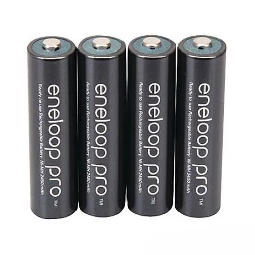 Panasonic Eneloop pro AA Rechargeable NiMH 1.2V 2550mah Batteries - 4pcs