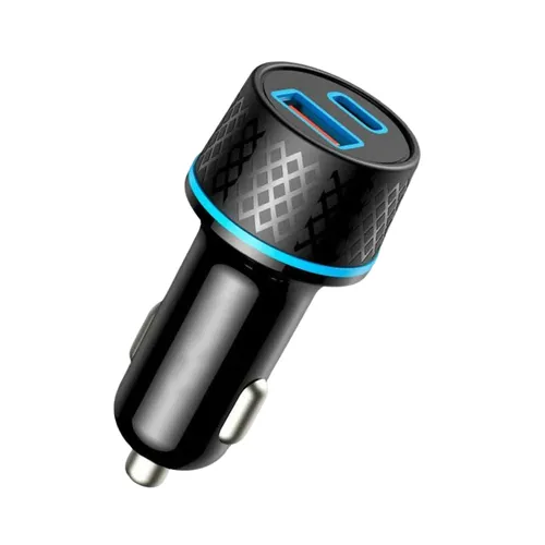 PD 38W PD & Fast Car Charger - Black