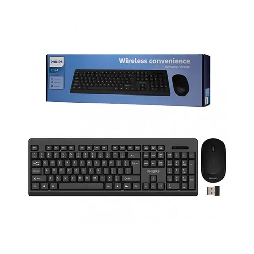 Philips C324 Wireless Keyboard and Mouse combo