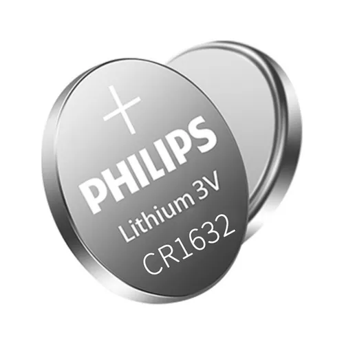 Philips CR1632 P2BC/93 3V Lithium Batteries - 2 Pieces