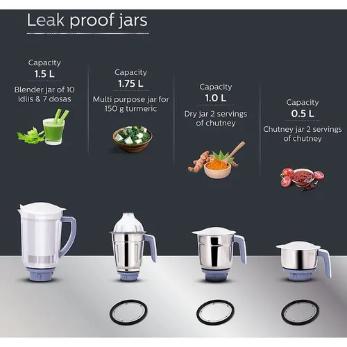 Philips HL7701/00 4 Jar  750W  Mixer Grinder