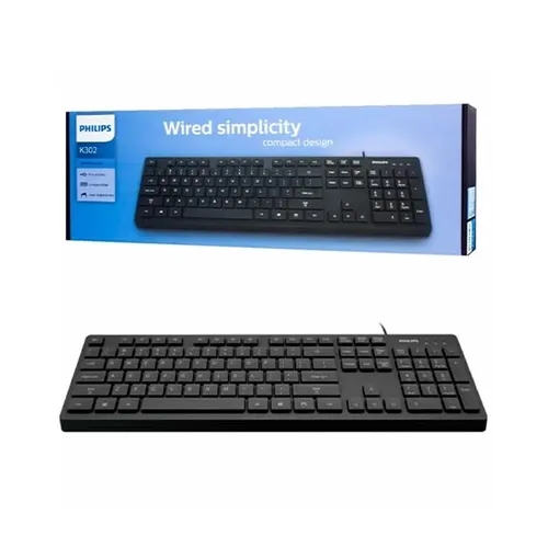 Philips K302 USB Wired Keyboard