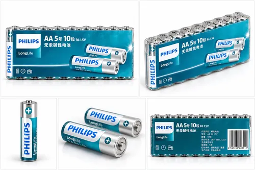 Philips LongLife AA R6 1.5V Batteries 6 Pieces