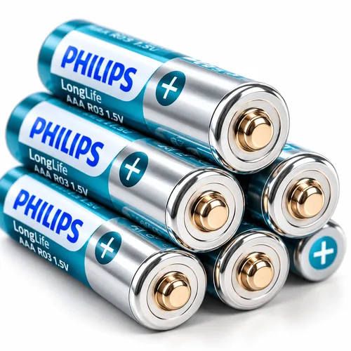 Philips LongLife AAA R03 1.5V Batteries 10 Pieces