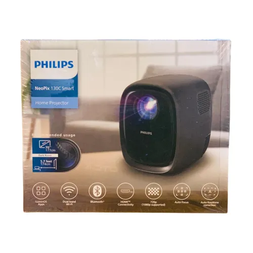 Philips NeoPix 130 Smart 70″ 720p Home Projector NPX130C Smart-INT