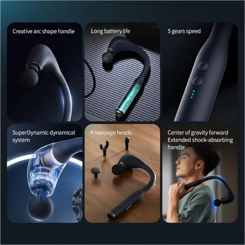 Philips PPM3502G Curved Handheld Massager