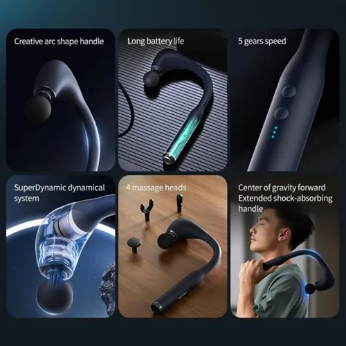 Philips PPM3502GDB/93 Curved Handheld Massager