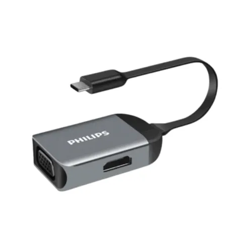 Philips SWR1607AM/93 USB-C to HDMI &amp; VGA Converter