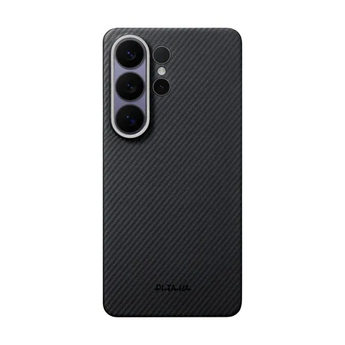 Pitaka 600D Black/Grey (Twill) (Aaron Button) Galaxy S26 Ultra Case – EDGE