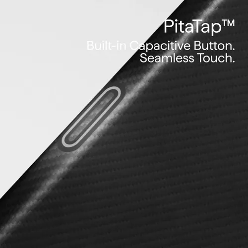 PITAKA 600D Black/Grey (Twill) PitaTap™ Case – EDGE