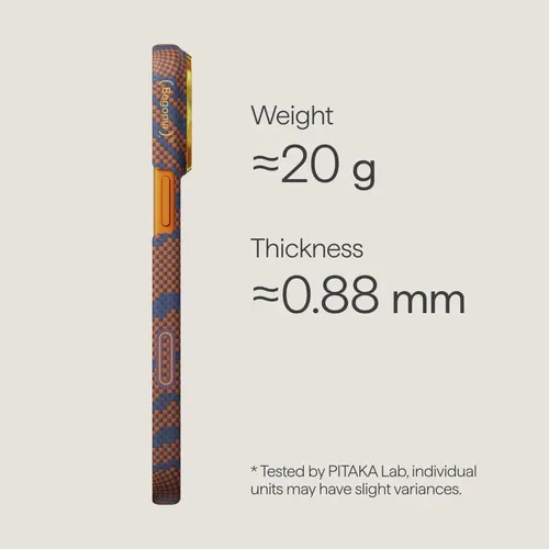 Pitaka Breath of Veins Burning Orange  (PitaTap™) Case – EDGE