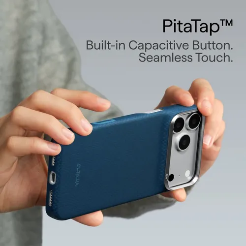 PITAKA PTK Weaving Sapphire Blue PitaTap™ Case – EDGE