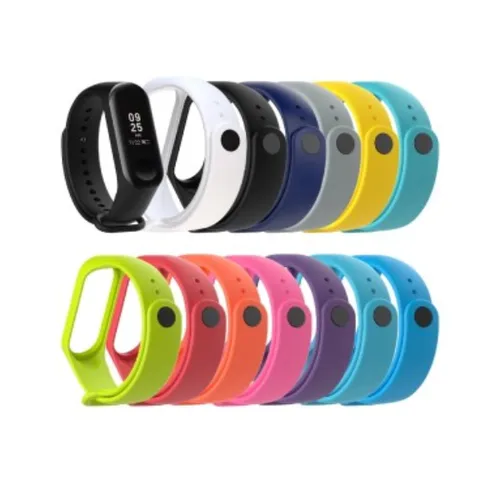 Plain Silicone Strap for Mi Band 4 &amp; 5