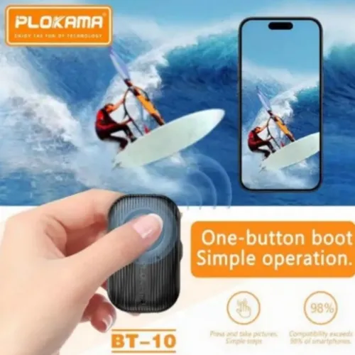 Plokama BT-10 Bluetooth Selfie Remote Shutter For Smartphone