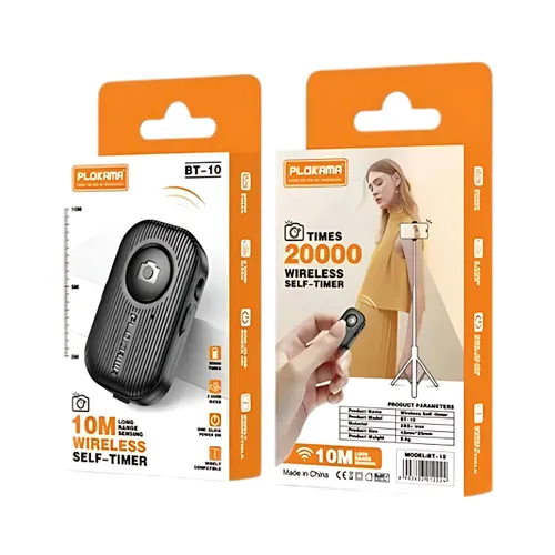 Plokama BT-10 Bluetooth Selfie Remote Shutter For Smartphone