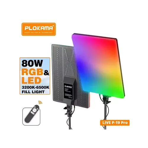 Plokama Live-P19 Pro RGB LED Light Panel