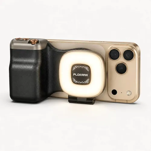 Plokama MG-50 Pro Magnetic Selfie Stick with LED Fill Light & Remote