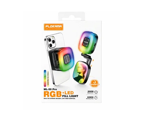 Plokama ML-50 Pro RGB Magnetic Fill Light