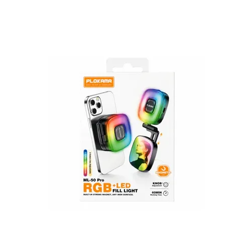 Plokama ML-50 Pro RGB Magnetic Fill Light