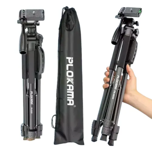 PLOKAMA PK-9930 Tripod – 150cm Professional Stand for Cameras & Camcorders, Mobile Phones