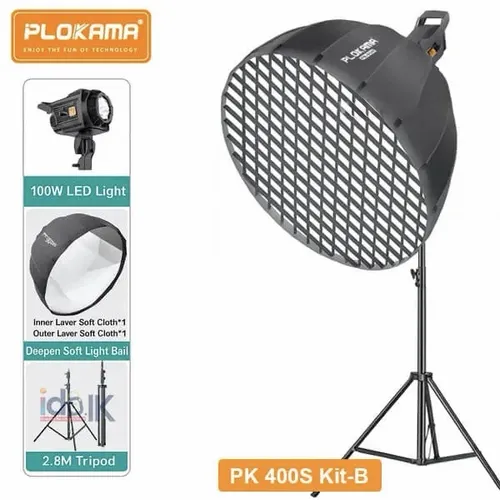 Plokama PK400S Kit B Led light 100w Softbox