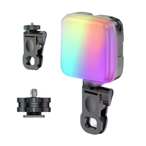 Plokama U80 Pro Portable RGB LED Light – Mini Photography Lamp Video Light for Mobile