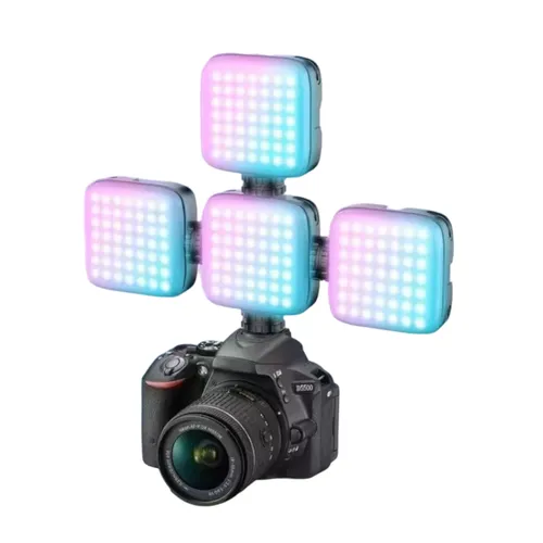 Plokama U80 Pro Portable RGB LED Light – Mini Photography Lamp Video Light for Mobile