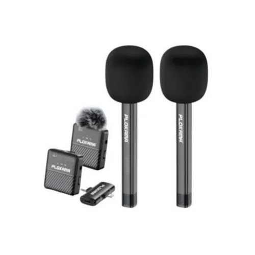Plokama WM-60 Remote Lavalier Microphone &amp; Handheld Stick