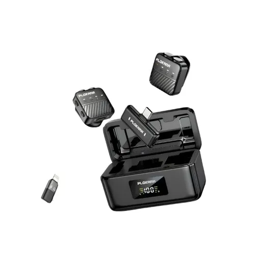 Plokama WM-80 Wireless Lavalier Microphone & Handheld Stick