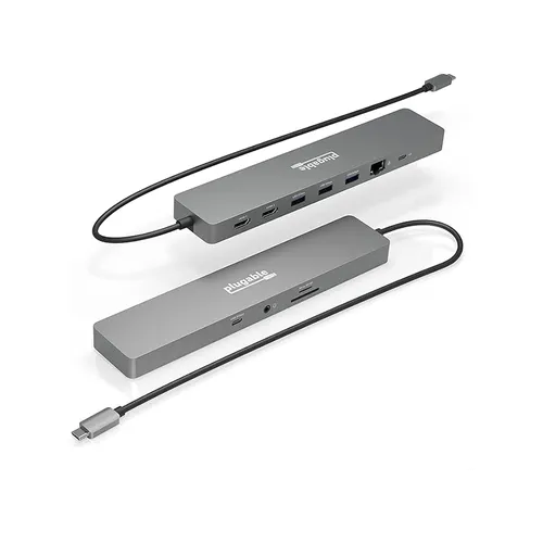 Plugable 11-in-1 USB-C Hub with Dual Display Docking Station